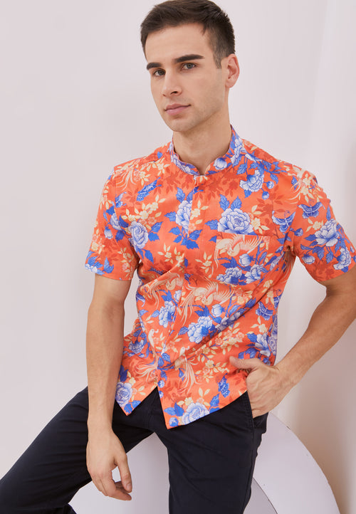 BIRDS & BUTTERFLY Man Shirt