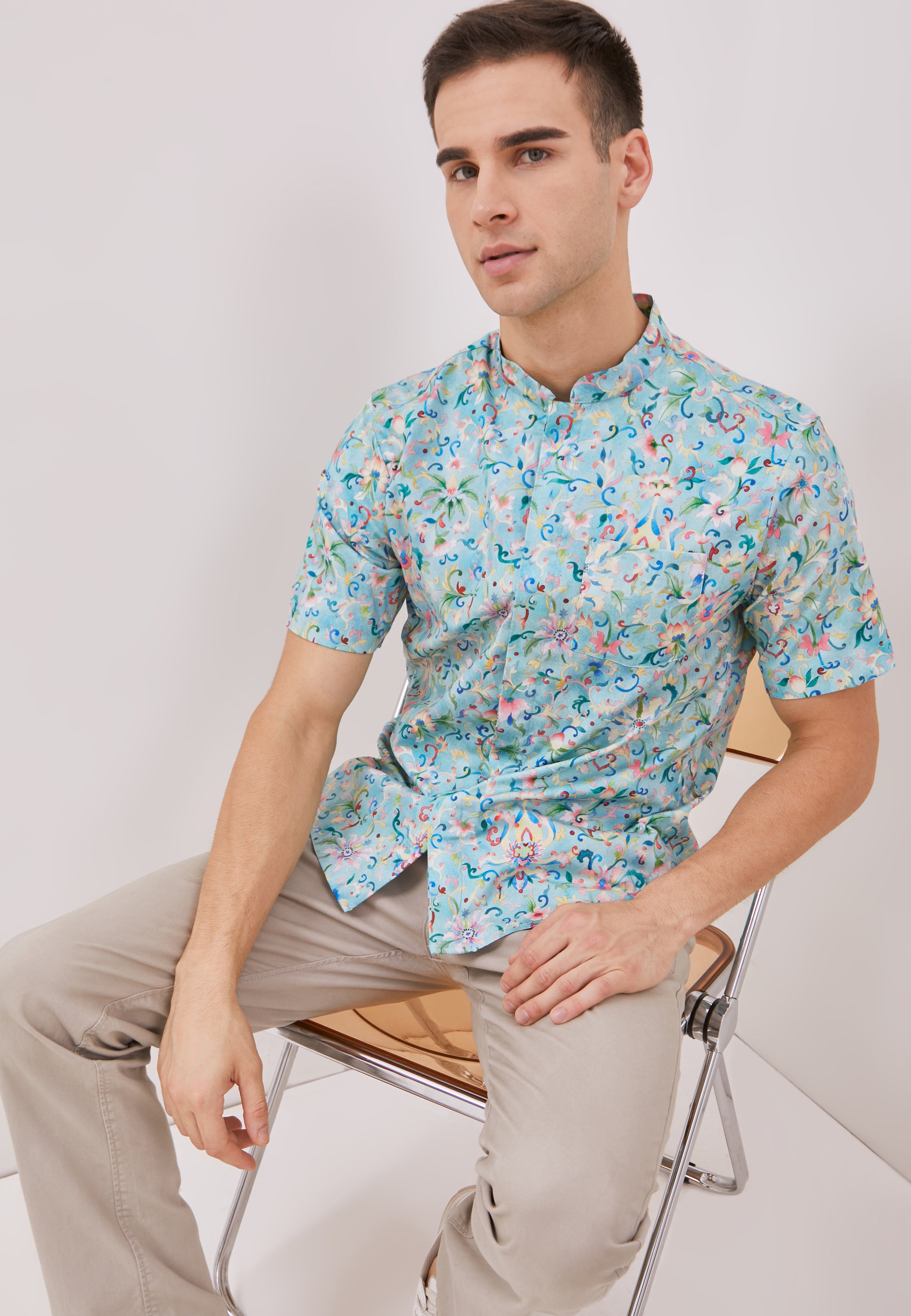 CHINESE FLORAL Man Shirt