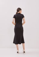 BLACK Mermaid Cheongsam Dress