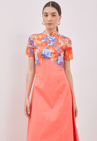 BIRDS & BUTTERFLY Harmony Cheongsam Dress