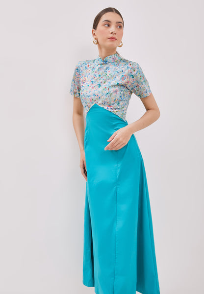 CHINESE FLORAL Harmony Cheongsam Dress