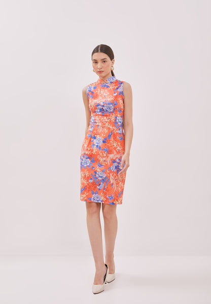 BIRDS & BUTTERFLY Cheongsam Dress