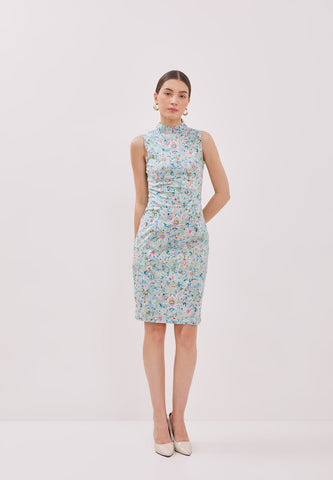 CHINESE FLORAL Cheongsam Dress