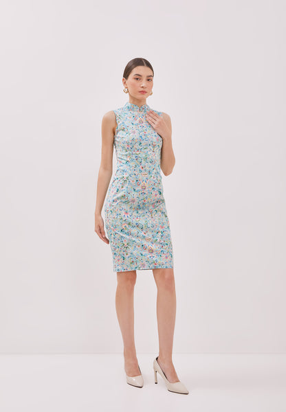 CHINESE FLORAL Cheongsam Dress