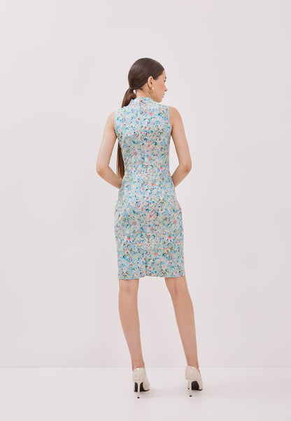 CHINESE FLORAL Cheongsam Dress