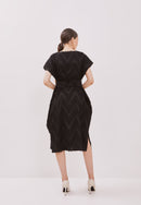 3D Tenun Black Magic Dress