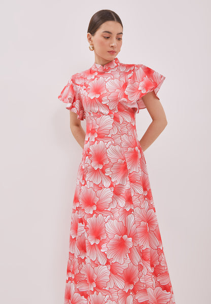 ORCHID Maxi Cheongsam Dress