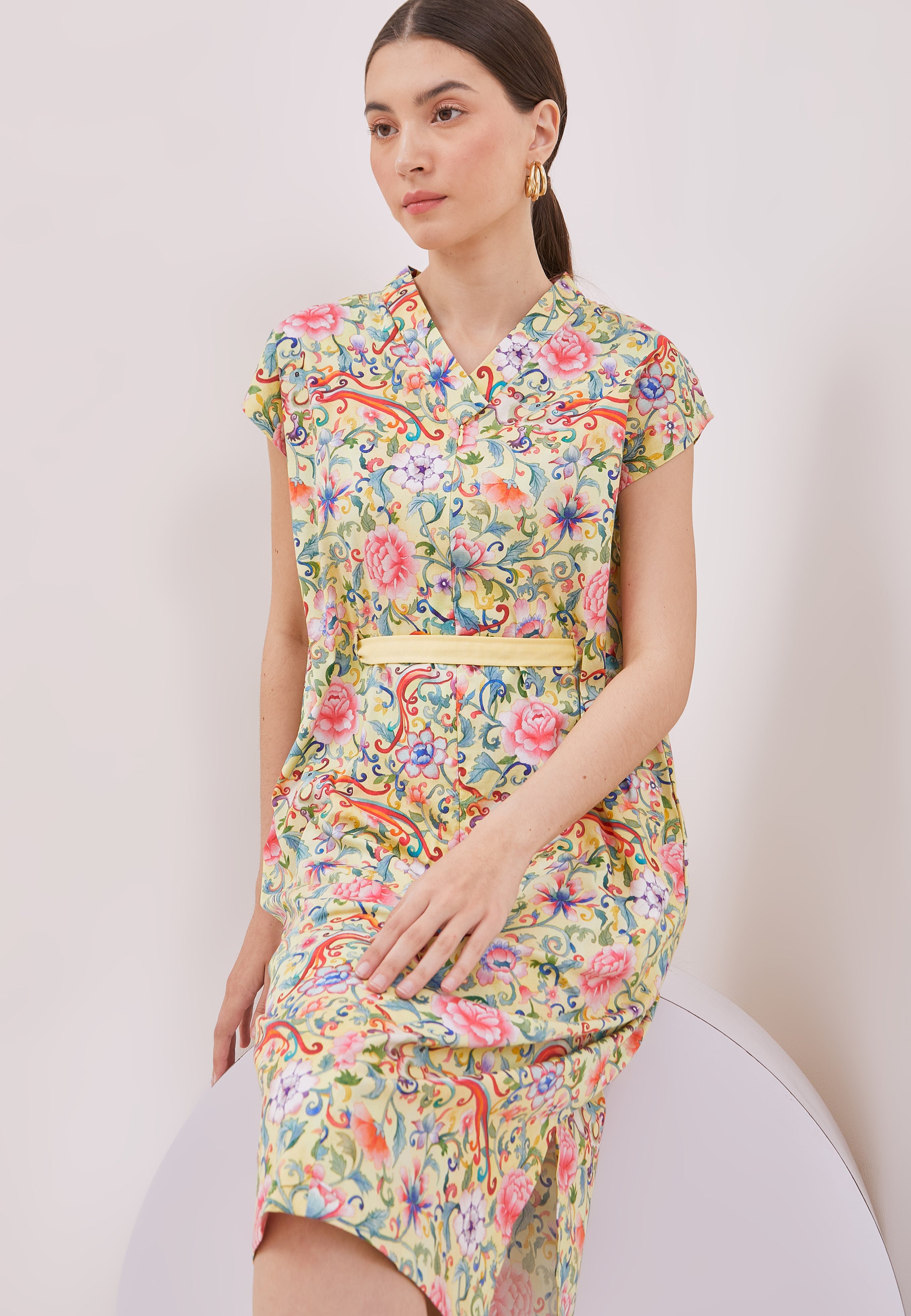 PHOENIX Kimono Cheongsam Dress