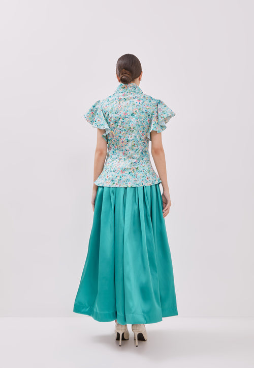 TURQUOISE Maxi Skirt