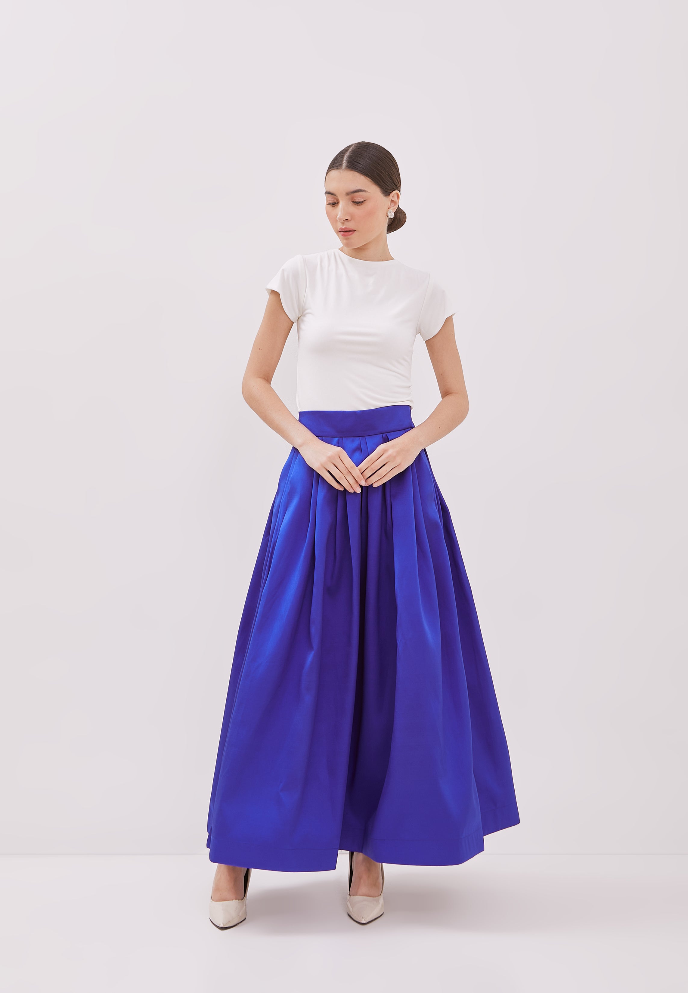ROYAL BLUE Maxi Skirt