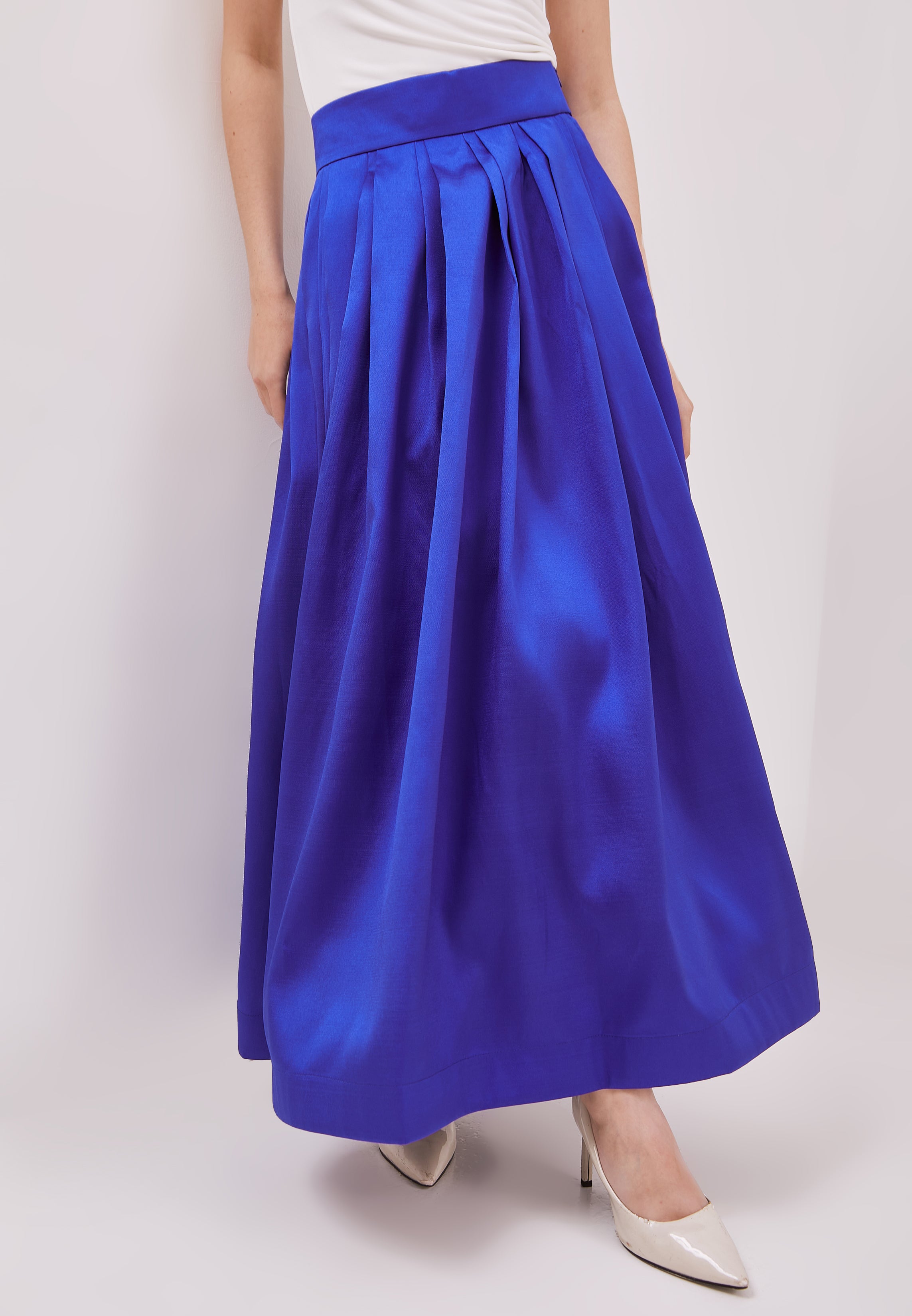 ROYAL BLUE Maxi Skirt