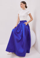 ROYAL BLUE Maxi Skirt