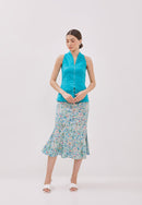 CHINESE FLORAL Mermaid Skirt