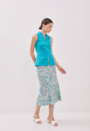 CHINESE FLORAL Mermaid Skirt