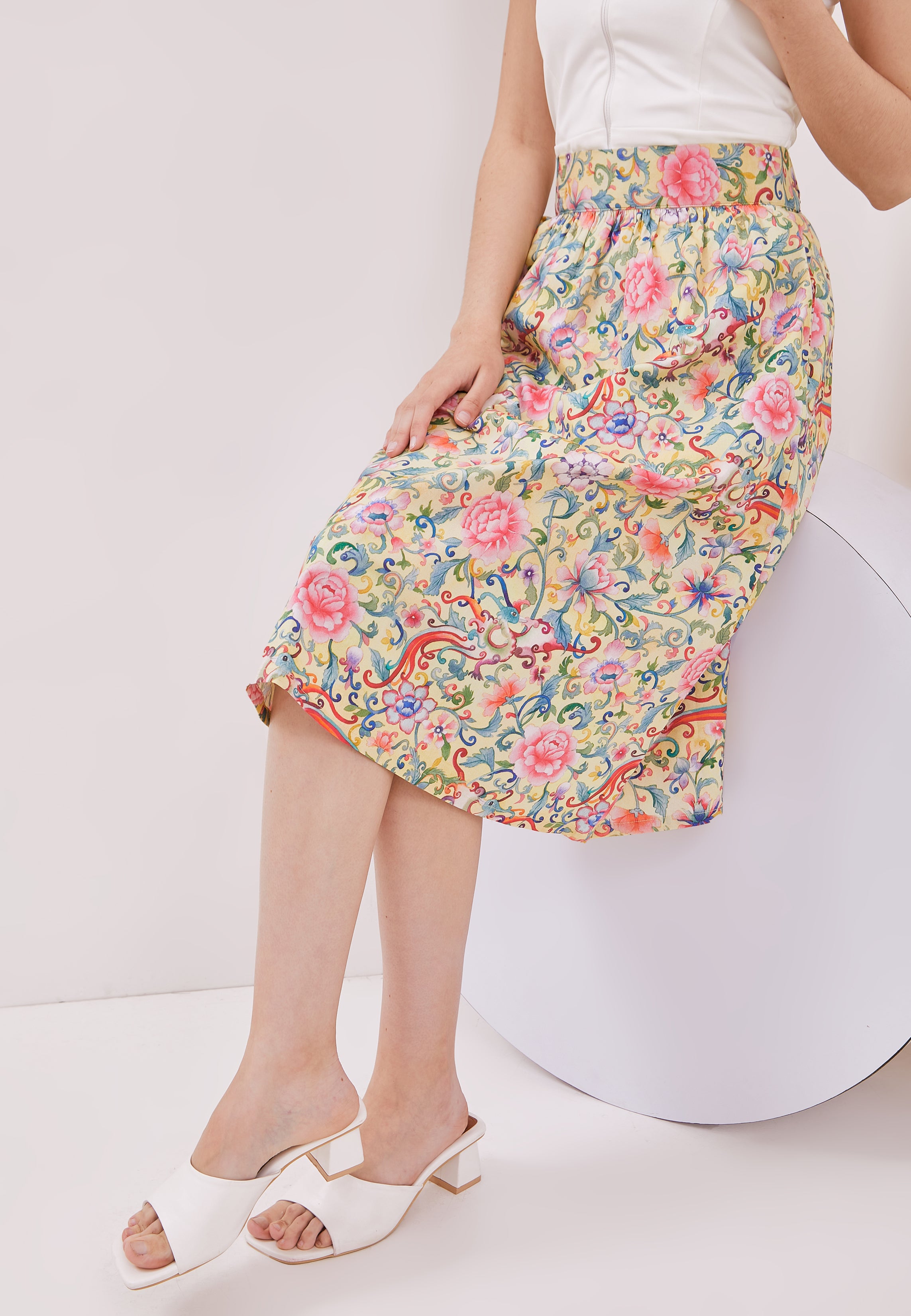 PHOENIX Straight Skirt