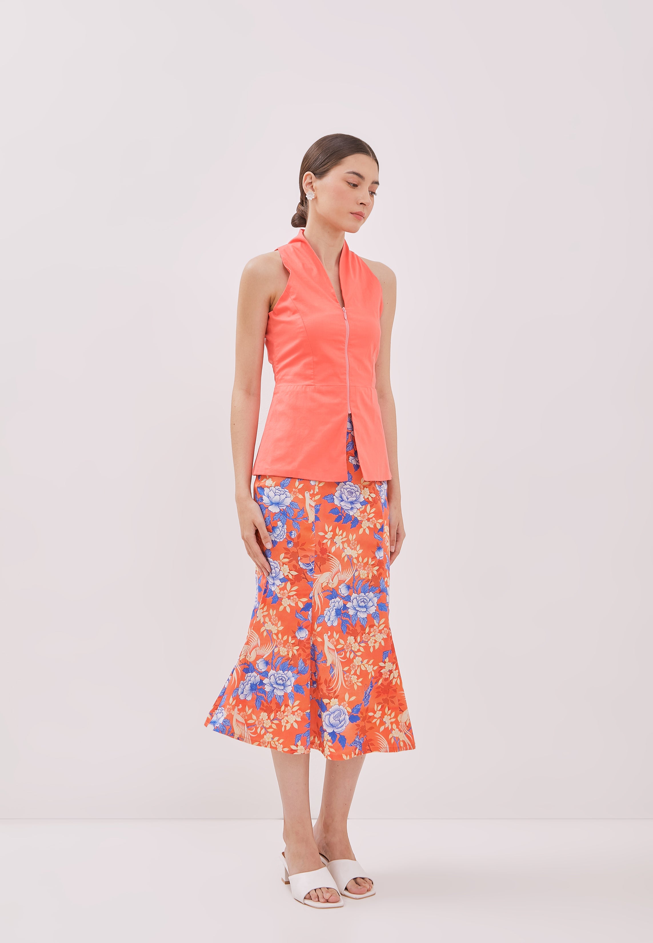 BIRDS & BUTTERFLY Mermaid Skirt