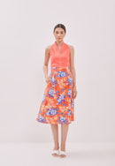 BIRDS & BUTTERFLY Straight Skirt