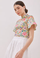 PHOENIX Sleeve Crop Top
