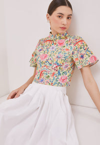 PHOENIX Sleeve Crop Top