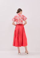 RED Flare Skirt
