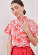 ORCHID Sleeve Crop Top