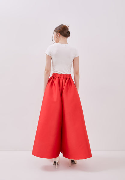 RED Maxi Circle Culottes