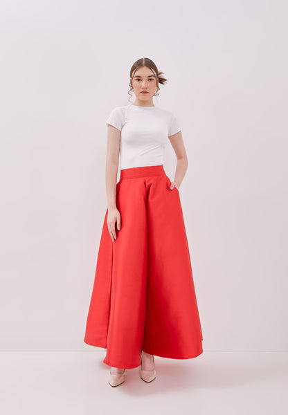 RED Maxi Circle Culottes