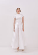 PEARL WHITE Maxi Circle Culottes