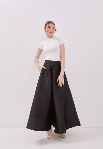 BLACK Maxi Circle Culottes