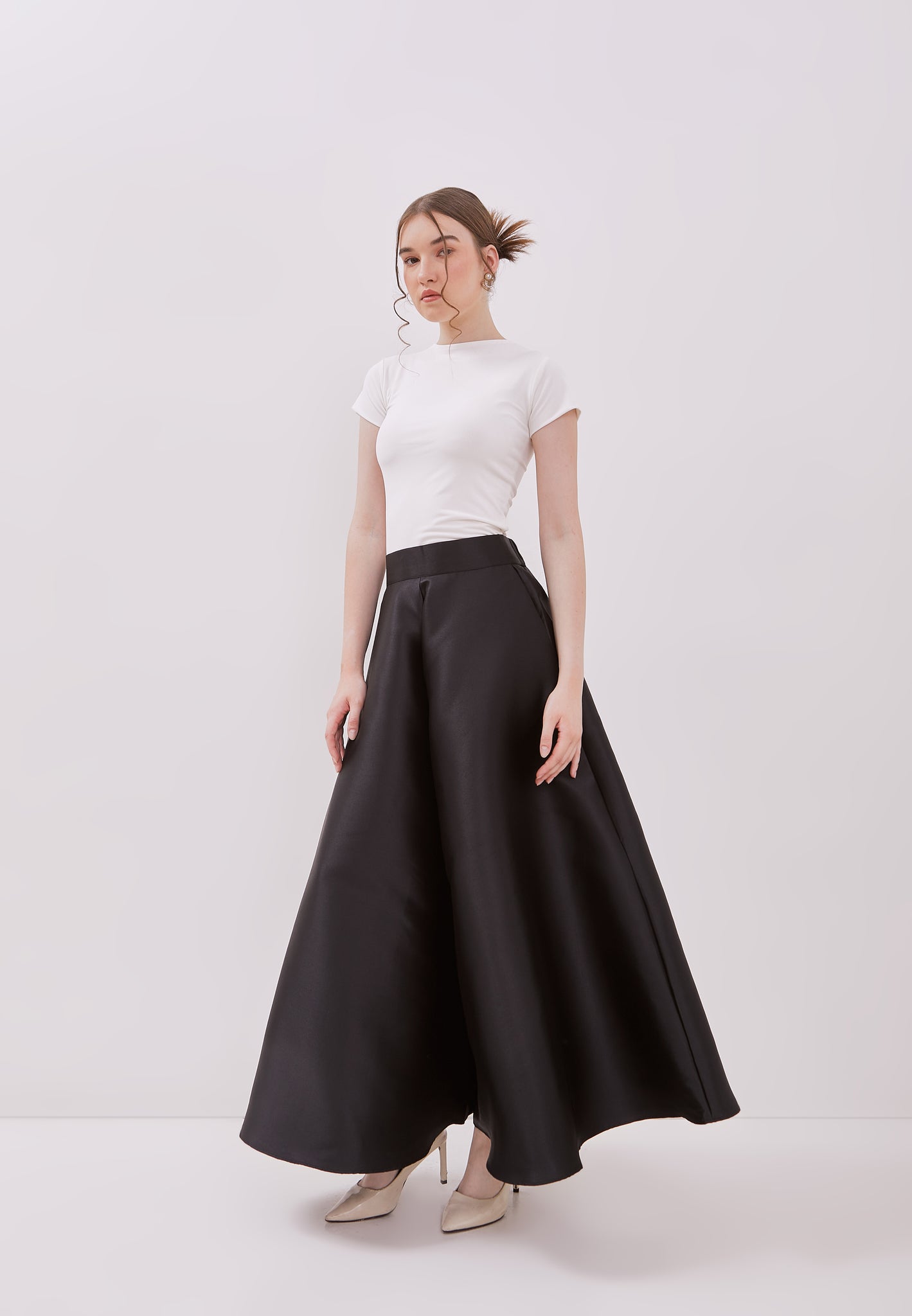 BLACK Maxi Circle Culottes