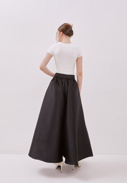 BLACK Maxi Circle Culottes