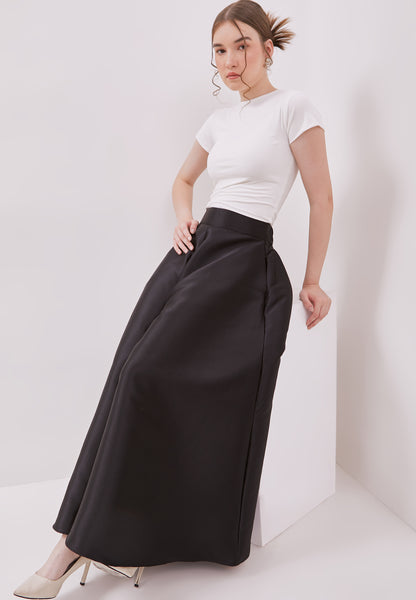 BLACK Maxi Circle Culottes