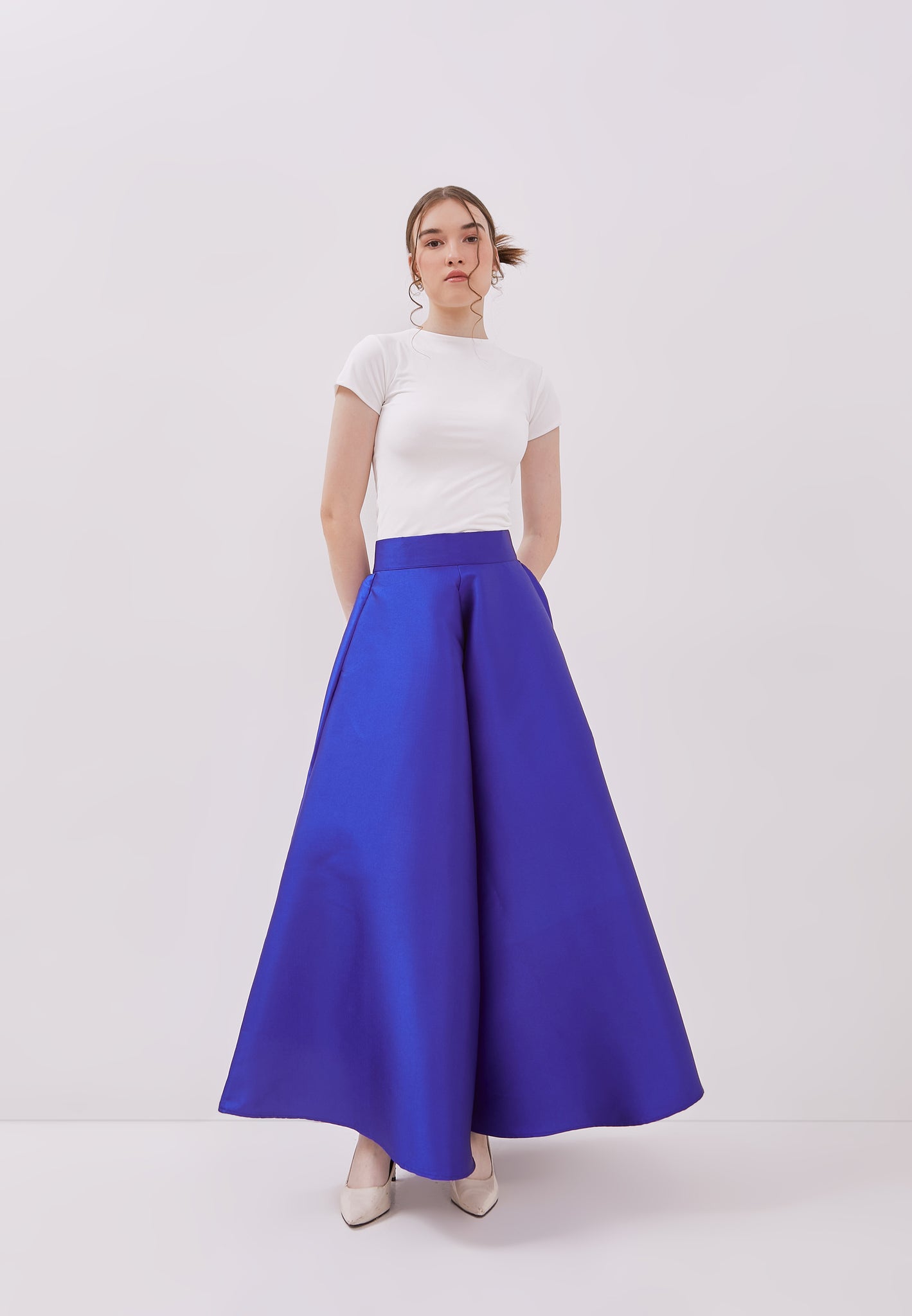 ROYAL BLUE Maxi Circle Culottes