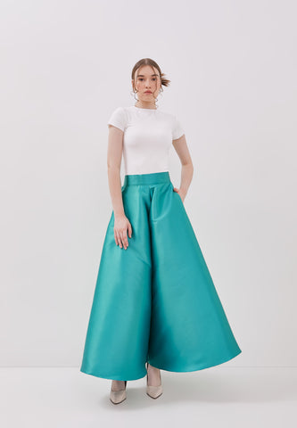 TURQUOISE Maxi Circle Culottes