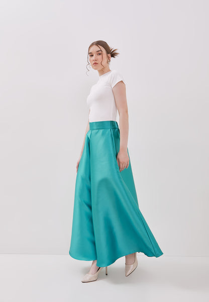 TURQUOISE Maxi Circle Culottes