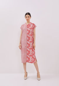 BANGKIT Red Kimono Cheongsam BATIK