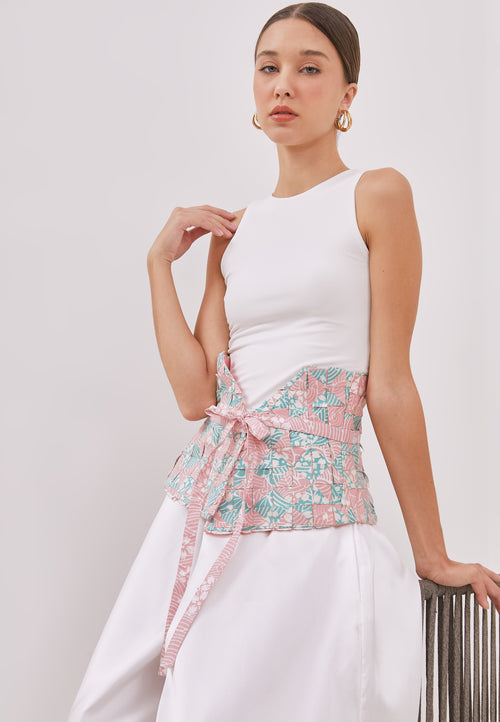 ORIGAMI Pastel Obi Belt