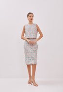 ORIGAMI Pastel Pencil Skirt