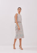 ORIGAMI Pastel Pencil Skirt