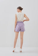 Kintsugi Lilac Batik Skort