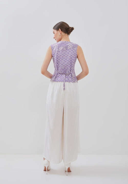 Kintsugi Lilac Batik Vest Top