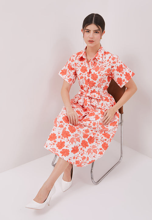 PERANAKAN PAWS Shirt Dress
