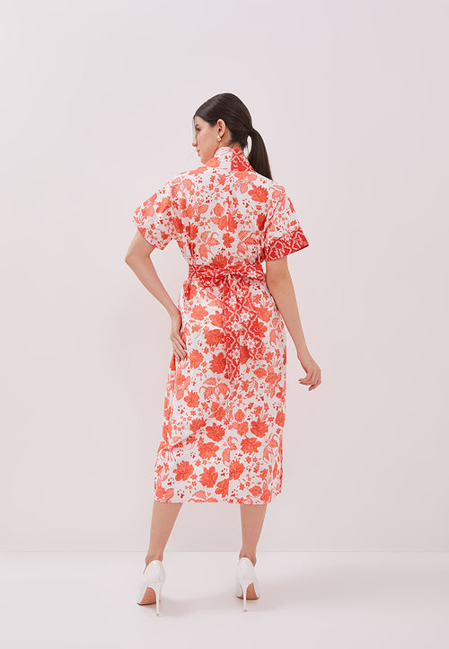 PERANAKAN TILES Wrap Dress
