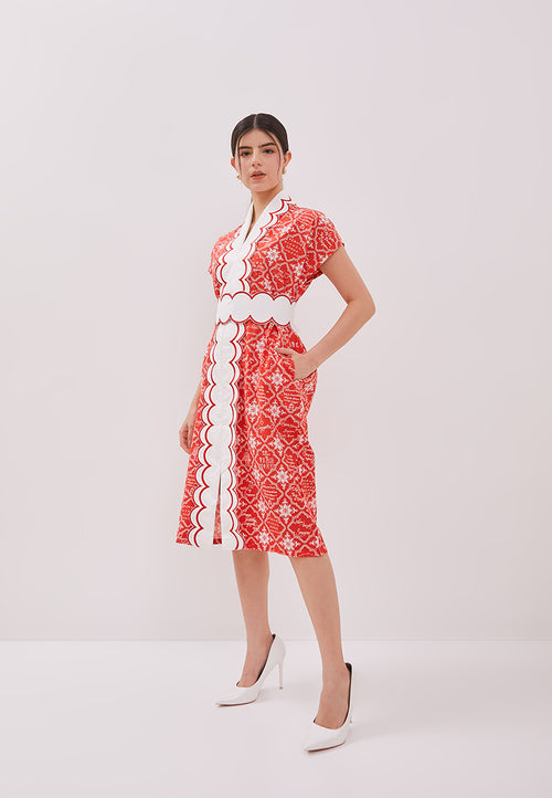 CALLIGRAPHY TILES Nyonya Dress