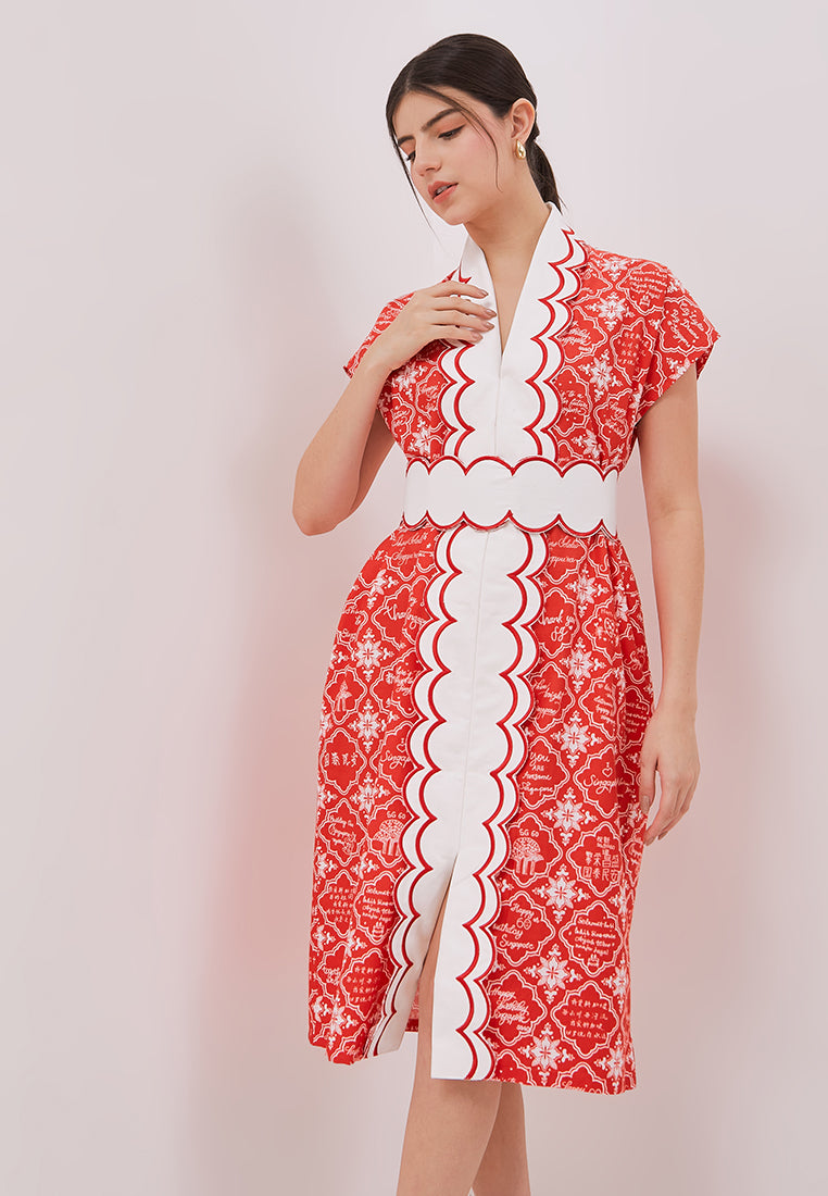 CALLIGRAPHY TILES Nyonya Dress