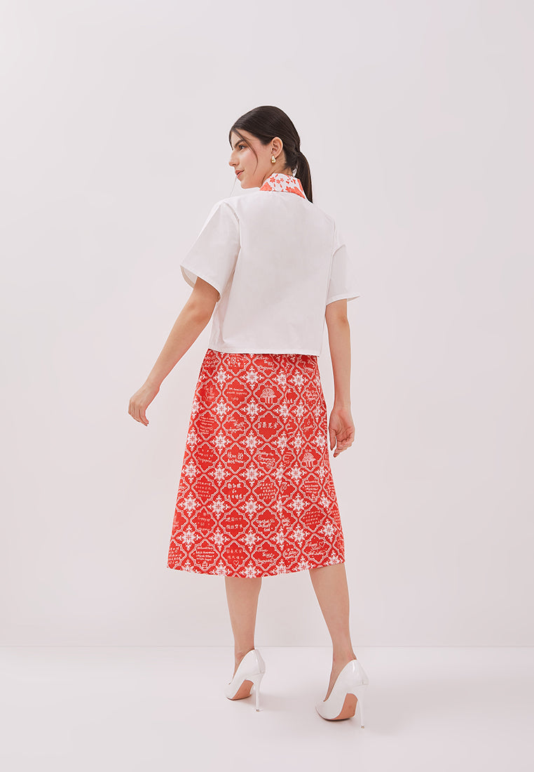 PERANAKAN PAWS Crop Top Kebaya