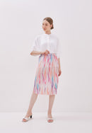 EMOTIONAL LANDSCAPE Pleated Skirt