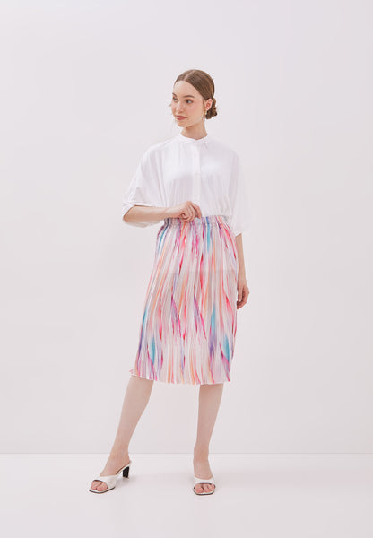 EMOTIONAL LANDSCAPE Pleated Skirt