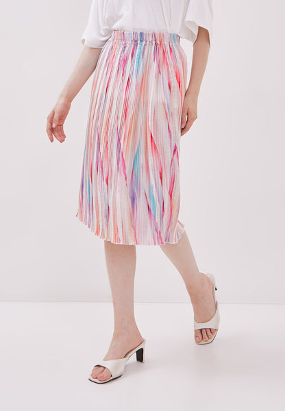 EMOTIONAL LANDSCAPE Pleated Skirt