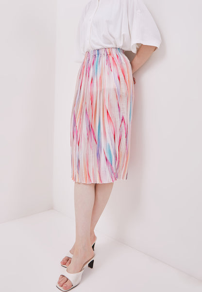 EMOTIONAL LANDSCAPE Pleated Skirt